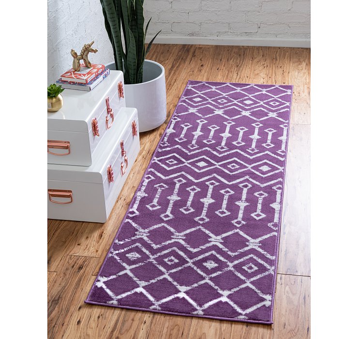 2' x 9' 10 Kasbah Trellis Runner Rug