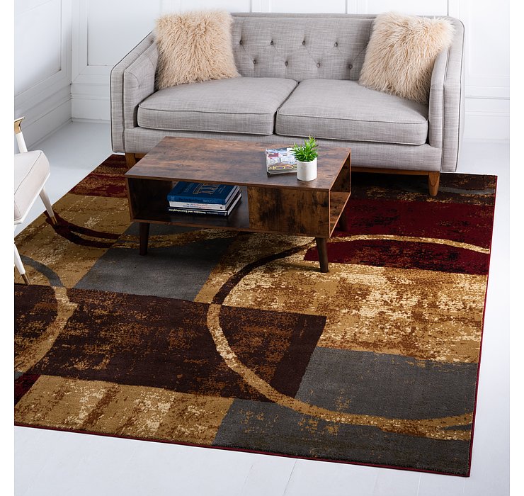4' x 4' Coffee Shop Square Rug