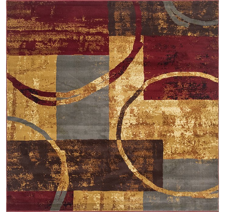 8' x 8' Coffee Shop Square Rug