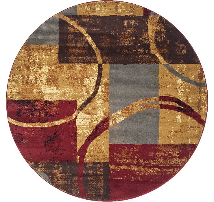 6' x 6' Coffee Shop Round Rug