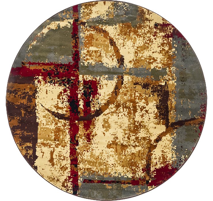 6' x 6' Coffee Shop Round Rug