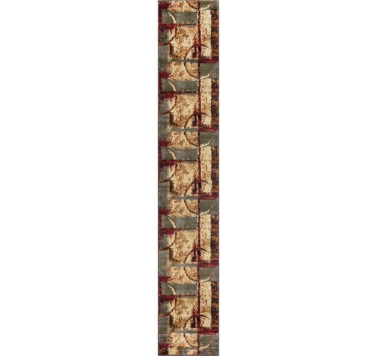 2' x 12' Coffee Shop Runner Rug