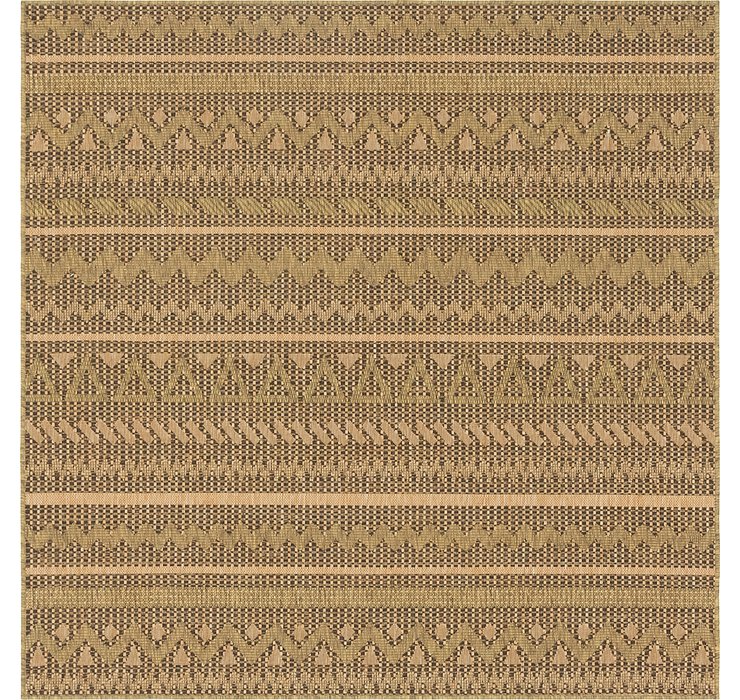 6' x 6' Outdoor Modern Square Rug