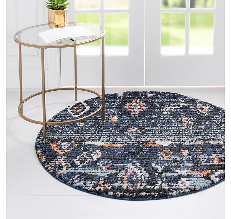 4' x 4' Morocco Round Rug