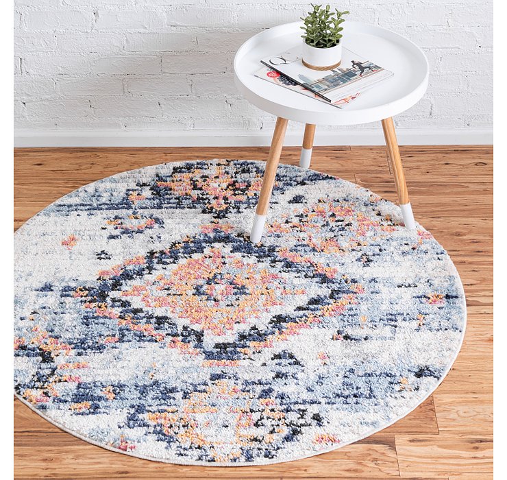 4' x 4' Morocco Round Rug
