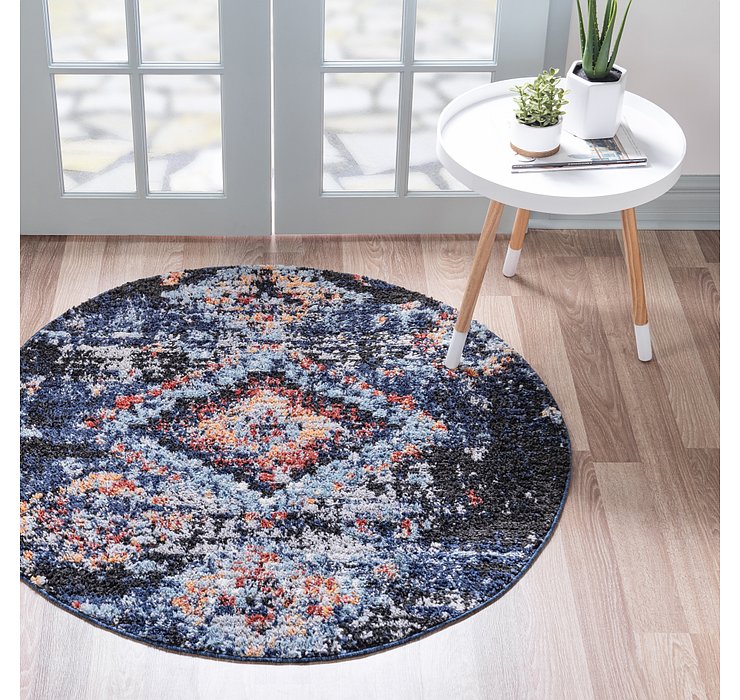4' x 4' Morocco Round Rug