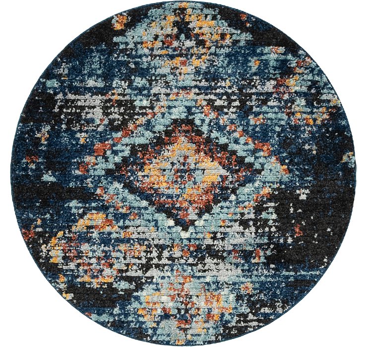 4' x 4' Morocco Round Rug