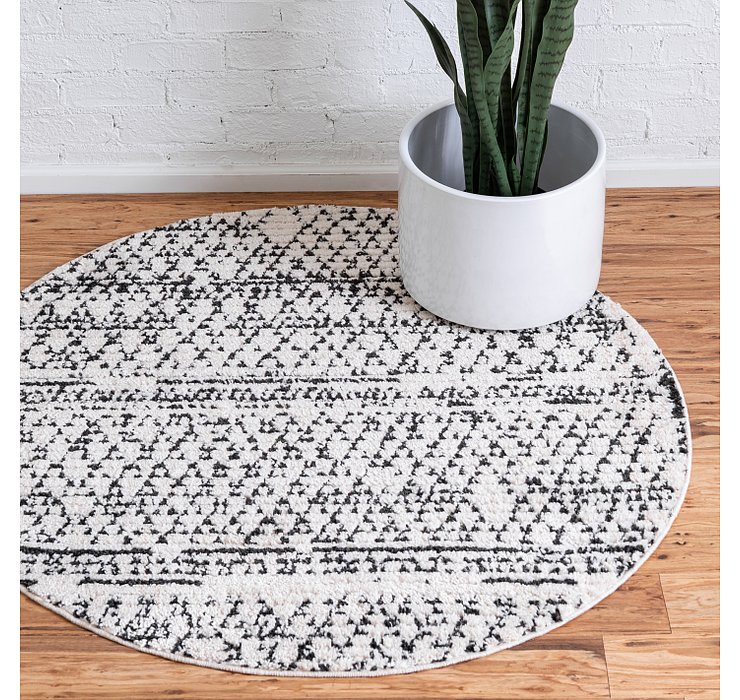 4' x 4' Morocco Round Rug