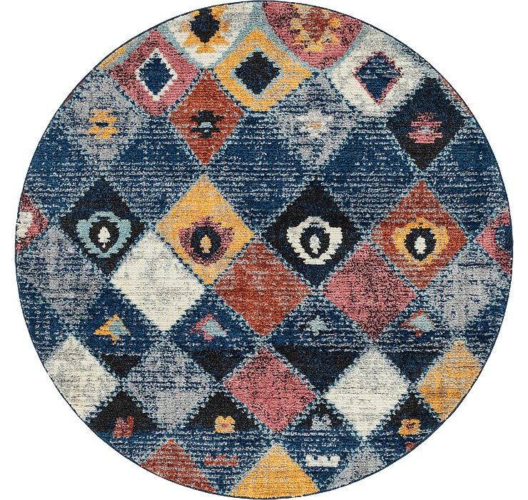 7' x 7' Morocco Round Rug