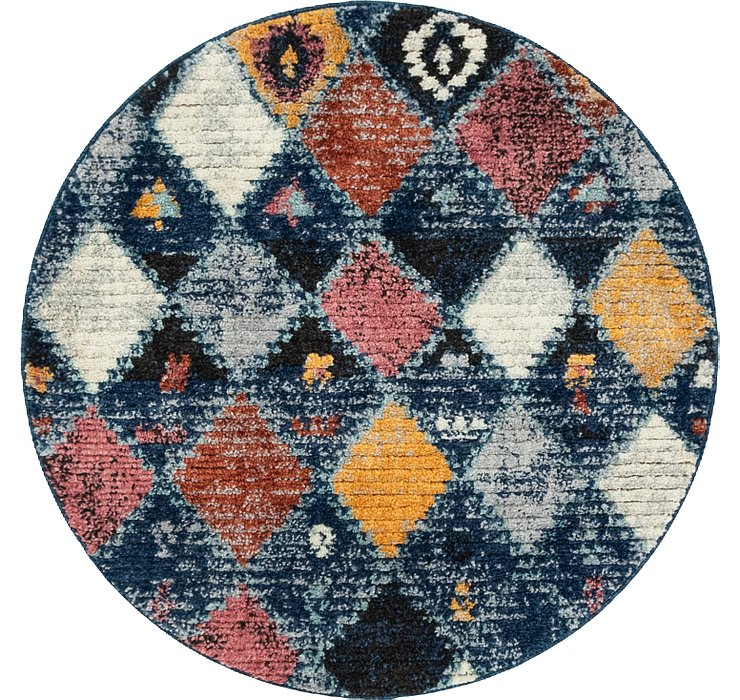 4' x 4' Morocco Round Rug