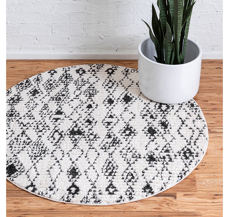 4' x 4' Morocco Round Rug