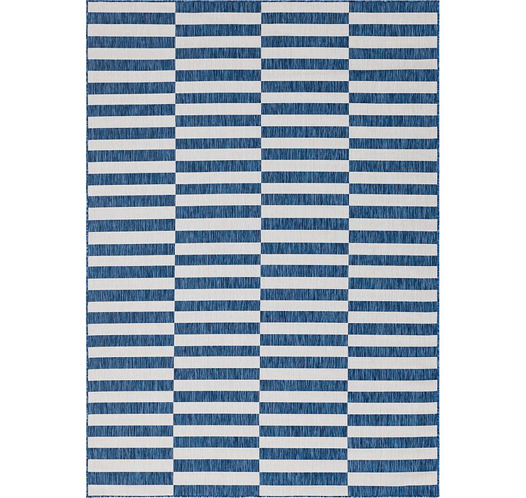 245cm x 345cm Outdoor Striped Rug