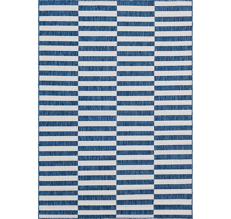213cm x 305cm Outdoor Striped Rug