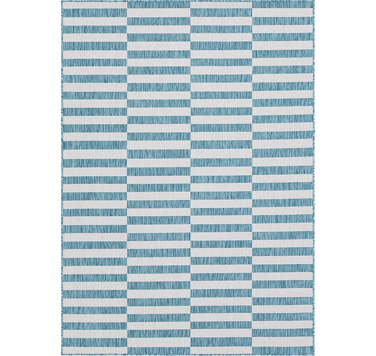 245cm x 345cm Outdoor Striped Rug