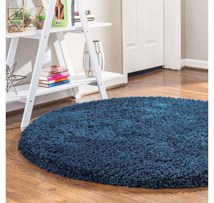 4' x 4' Infinity Shag Round Rug